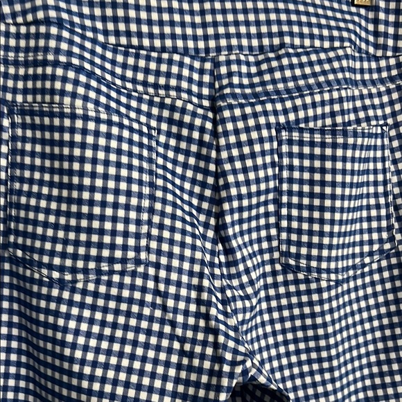 Ruby Rd. Blue Gingham Pants - Picture 2 of 3